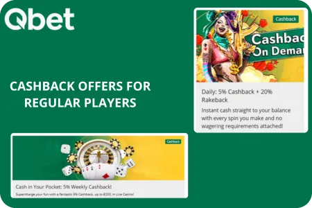 Cashback Offers for Regular Players